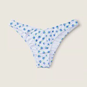 NWT PINK V-Front Itsy Bikini Bottom - Morning Sky Floral - Size Medium